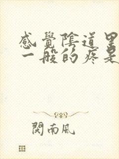 感觉阴道里抽着一般的疼是怎么回事