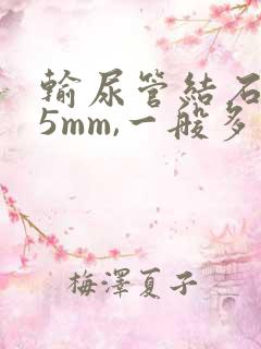 输尿管结石0.5mm,一般多久能排出