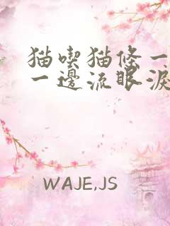 猫吃猫条一边吃一边流眼泪