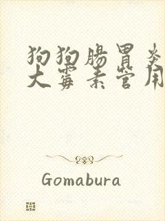 狗狗肠胃炎吃庆大霉素管用吗