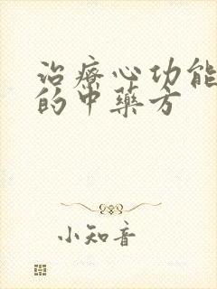 治疗心功能衰竭的中药方