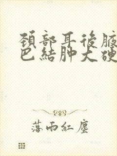 颈部耳后腋下淋巴结肿大硬块