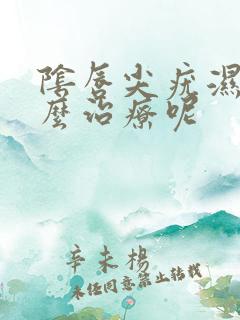 阴唇尖疣湿锐怎么治疗呢