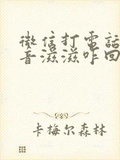 微信打电话有杂音滋滋咋回事