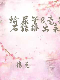 输尿管8毫米结石能排出来吗