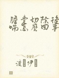 胆囊切除后老打嗝怎么回事