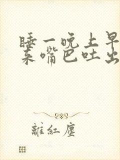 睡一晚上早上起来嘴巴吐出来有血