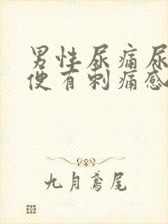 男性尿痛尿黄小便有刺痛感吃什么药