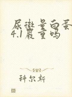 尿微量白蛋白34.1严重吗