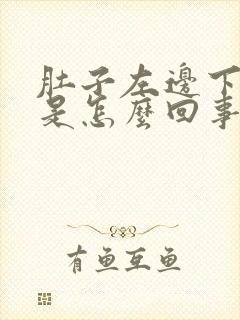 肚子左边下腹疼是怎么回事女