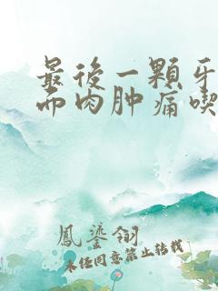 最后一颗牙齿后面肉肿痛吃什么药