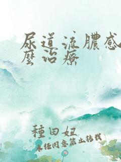 尿道流脓感染怎么治疗