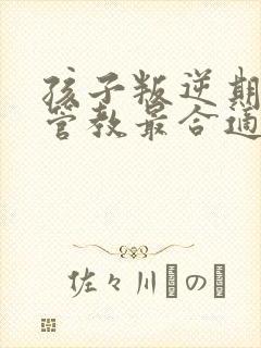 孩子叛逆期怎么管教最合适男孩