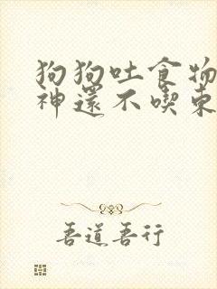狗狗吐食物没精神还不吃东西