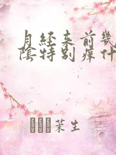 月经来前几天外阴特别痒什么原因