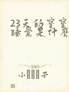 23天的宝宝不睡觉是什么原因