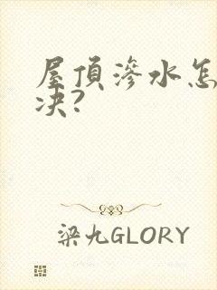 屋顶渗水怎么解决?