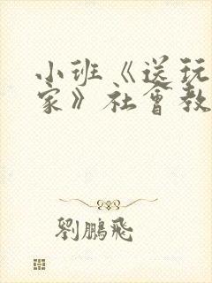 小班《送玩具回家》社会教案