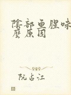 阴部鱼腥味是什么原因