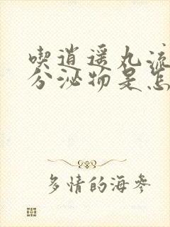 吃逍遥丸流褐色分泌物是怎么回事