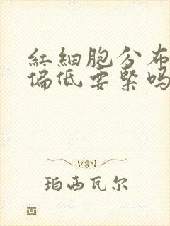 红细胞分布宽度偏低要紧吗