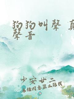 狗狗叫声 真实声音