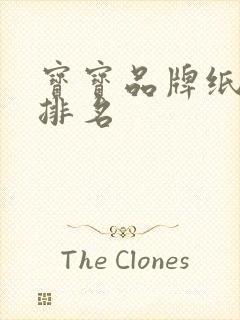 宝宝品牌纸尿裤排名