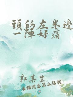 头的左半边一阵一阵好痛