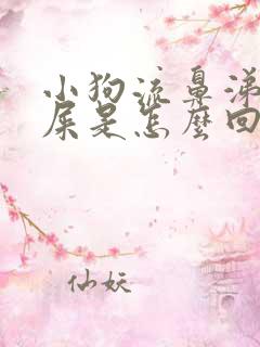 小狗流鼻涕流眼屎是怎么回事