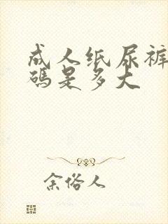 成人纸尿裤最大码是多大