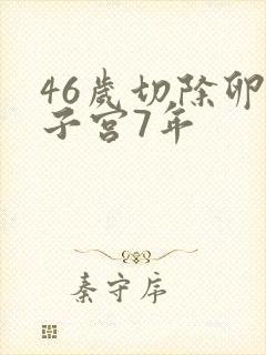 46岁切除卵巢子宫7年