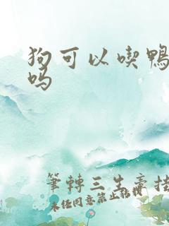 狗可以吃鸭骨头吗