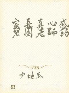 家长真心感谢幼儿园老师的话简短