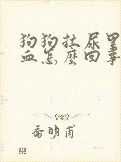 狗狗拉尿里面有血怎么回事