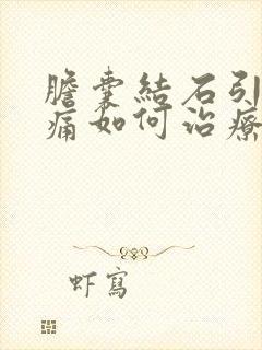 胆囊结石引发疼痛如何治疗