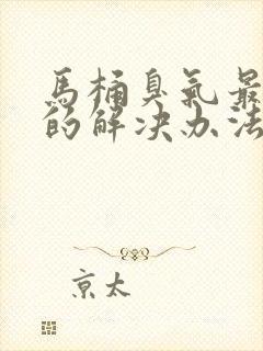 马桶臭气最有效的解决办法