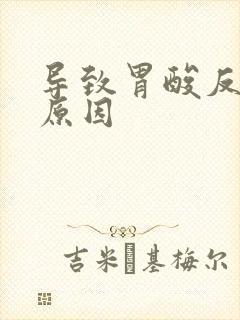 导致胃酸反流的原因