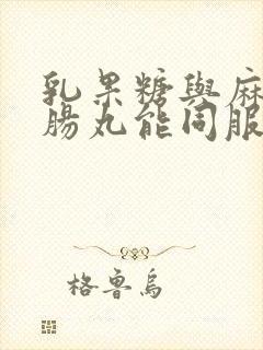 乳果糖与麻仁润肠丸能同服吗