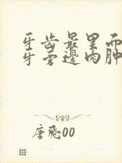 牙齿最里面的大牙旁边肉肿起来了