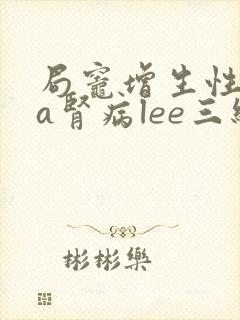 局灶增生性iga肾病lee三级治疗费用