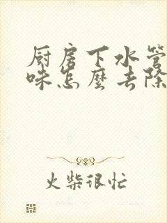 厨房下水管道异味怎么去除