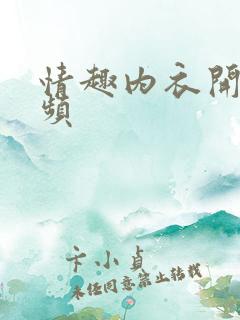 情趣内衣开裆视频