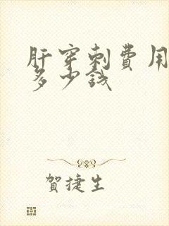 肝穿刺费用大概多少钱