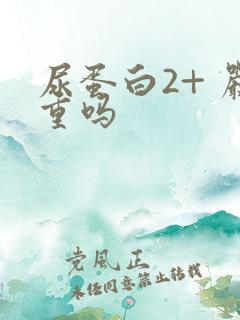 尿蛋白2+ 严重吗