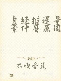 月经推迟量少头晕什么原因