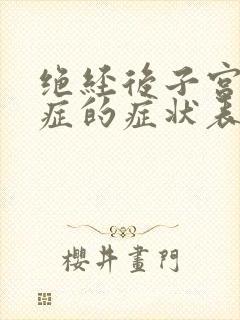 绝经后子宫腺肌症的症状表现