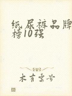 纸尿裤品牌排行榜10强