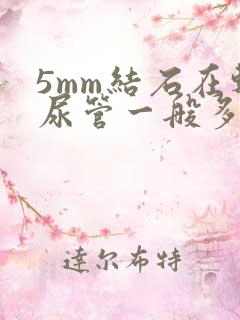 5mm结石在输尿管一般多久能排出