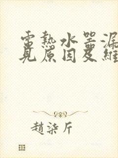 电热水器漏水常见原因及维修