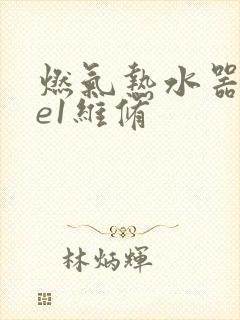 燃气热水器显示e1维修